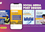 create social media posts, facebook instagram image